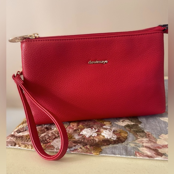 Handbags - Red Wristlet Clutch New